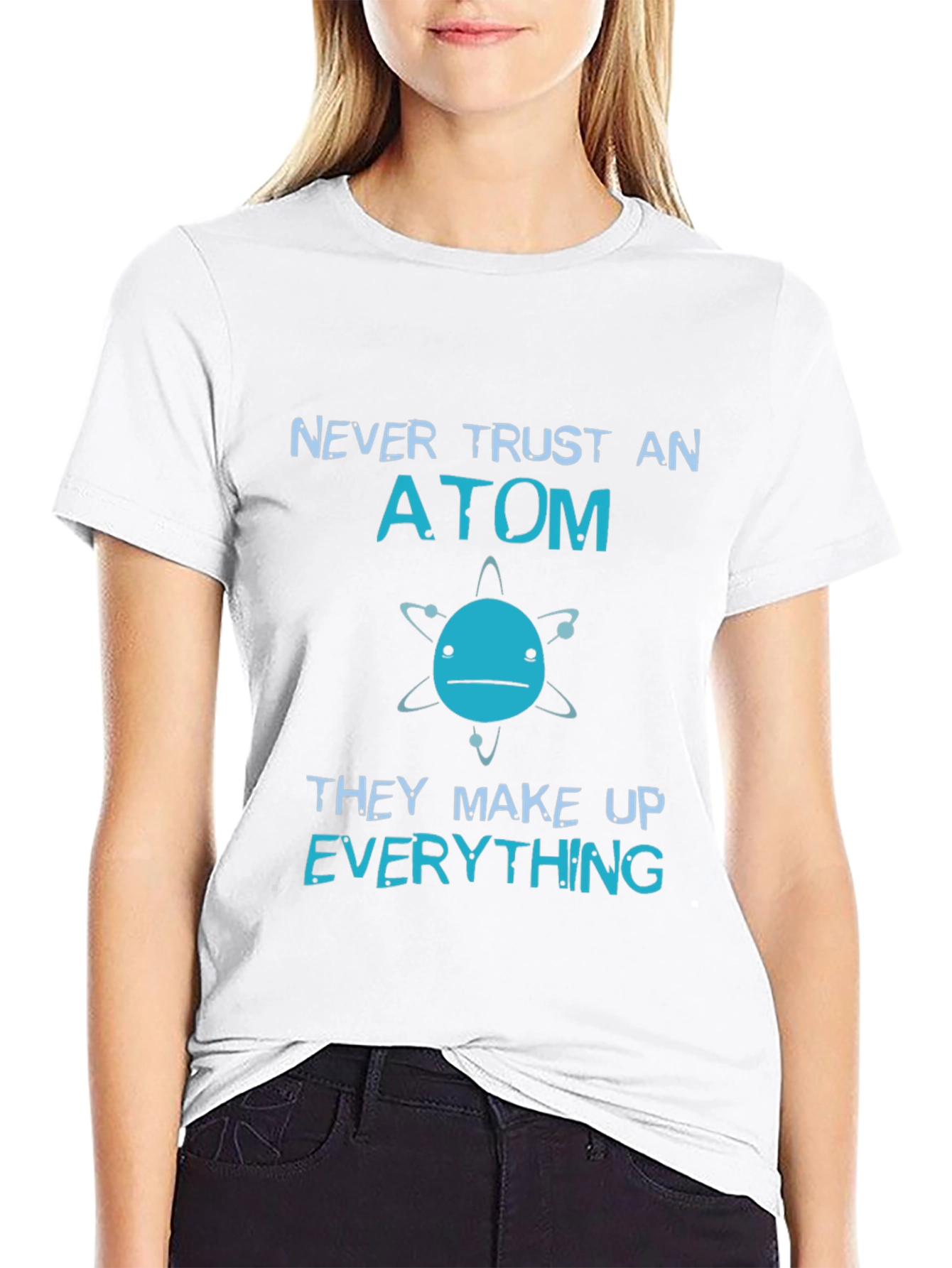 Funny Science Atom Graphic T-Shirt