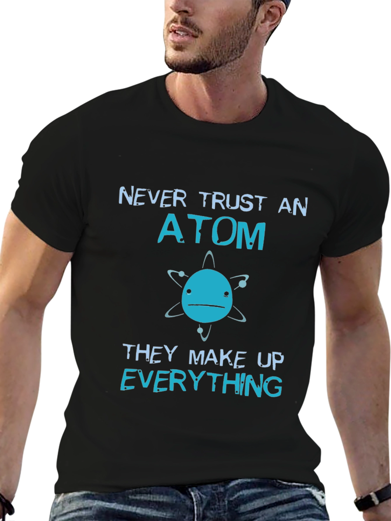 Funny Science Atom Graphic T-Shirt
