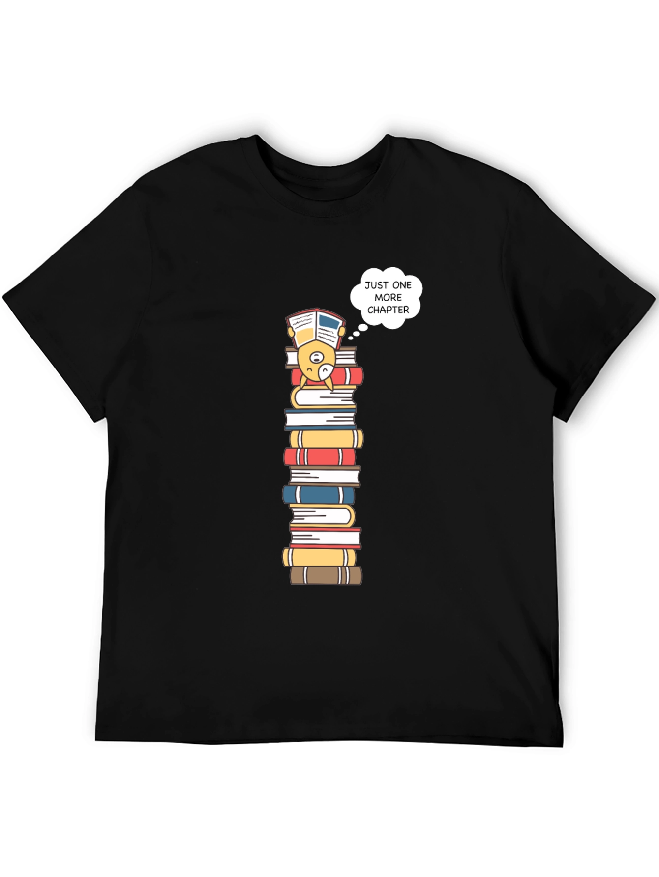 Just One More Chapter Black T-Shirt