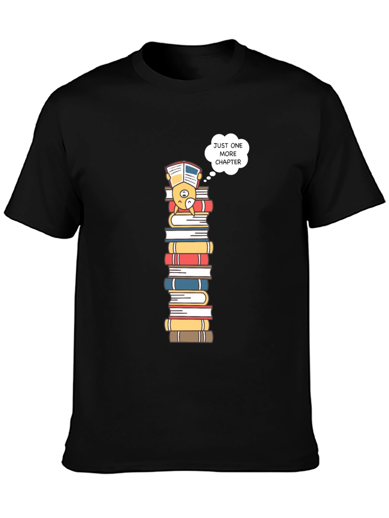 Just One More Chapter Black T-Shirt