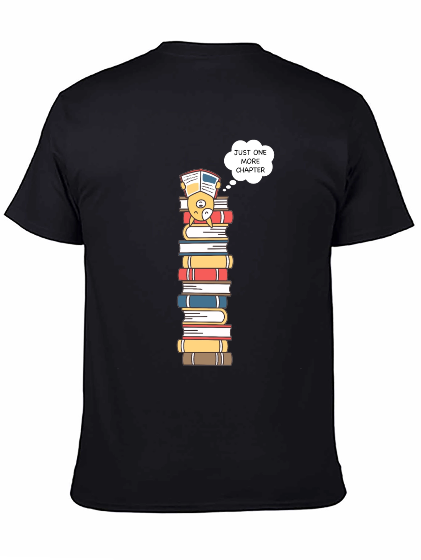 Just One More Chapter Black T-Shirt