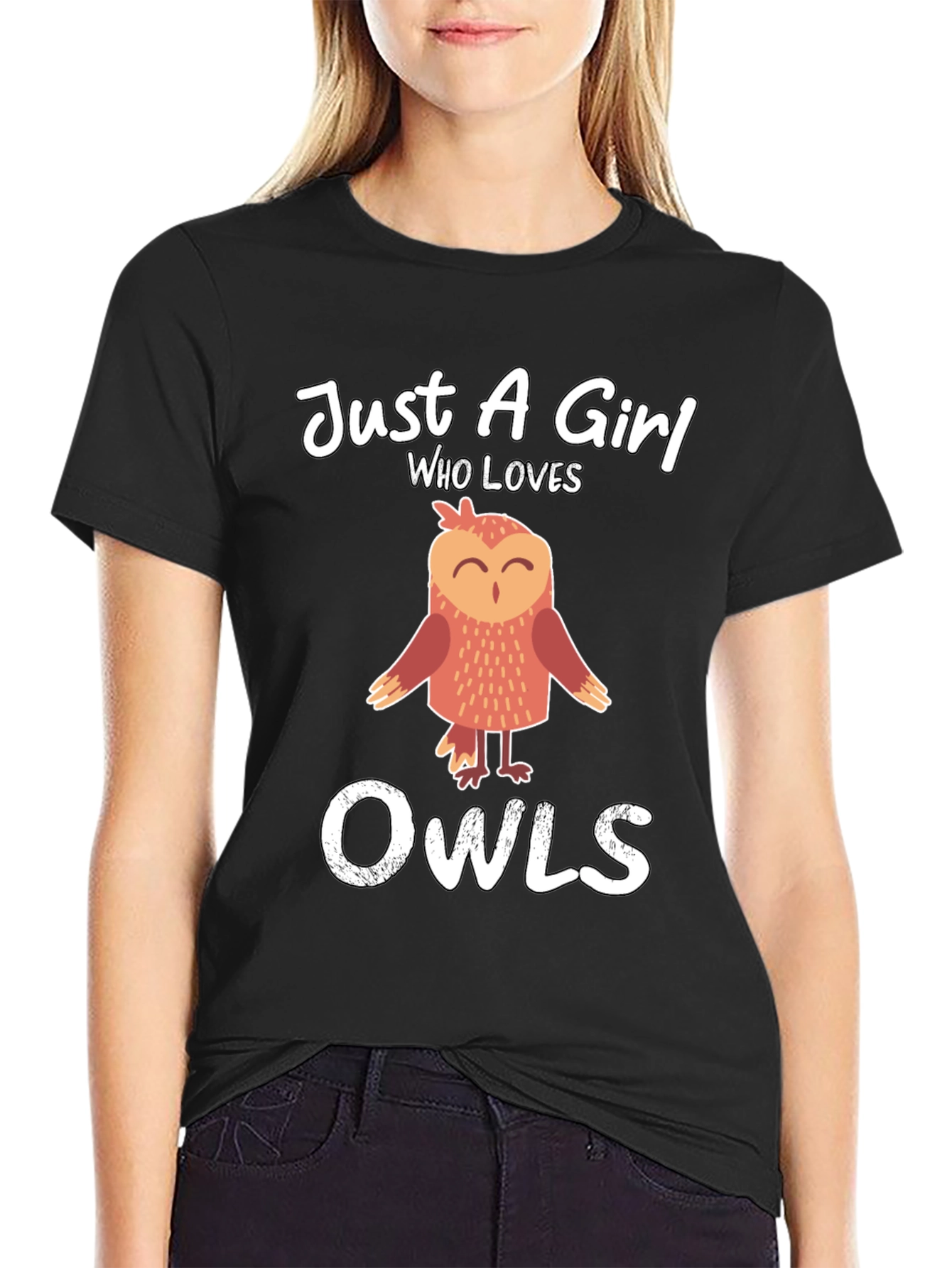 Just A Girl Who Loves Owls T-Shirt