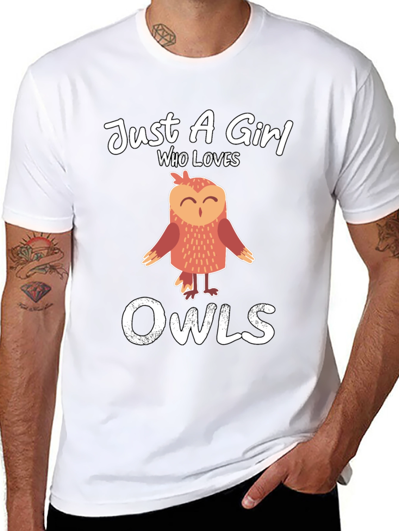Just A Girl Who Loves Owls T-Shirt