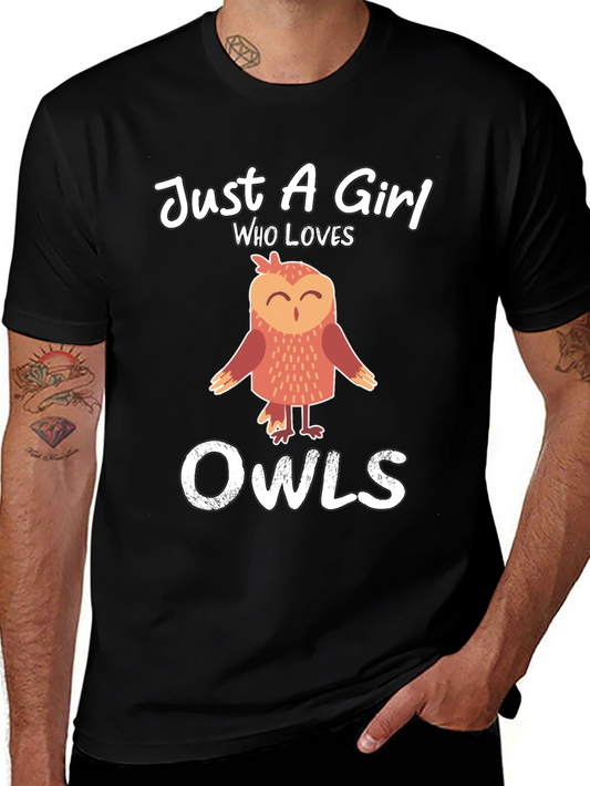 Just A Girl Who Loves Owls T-Shirt