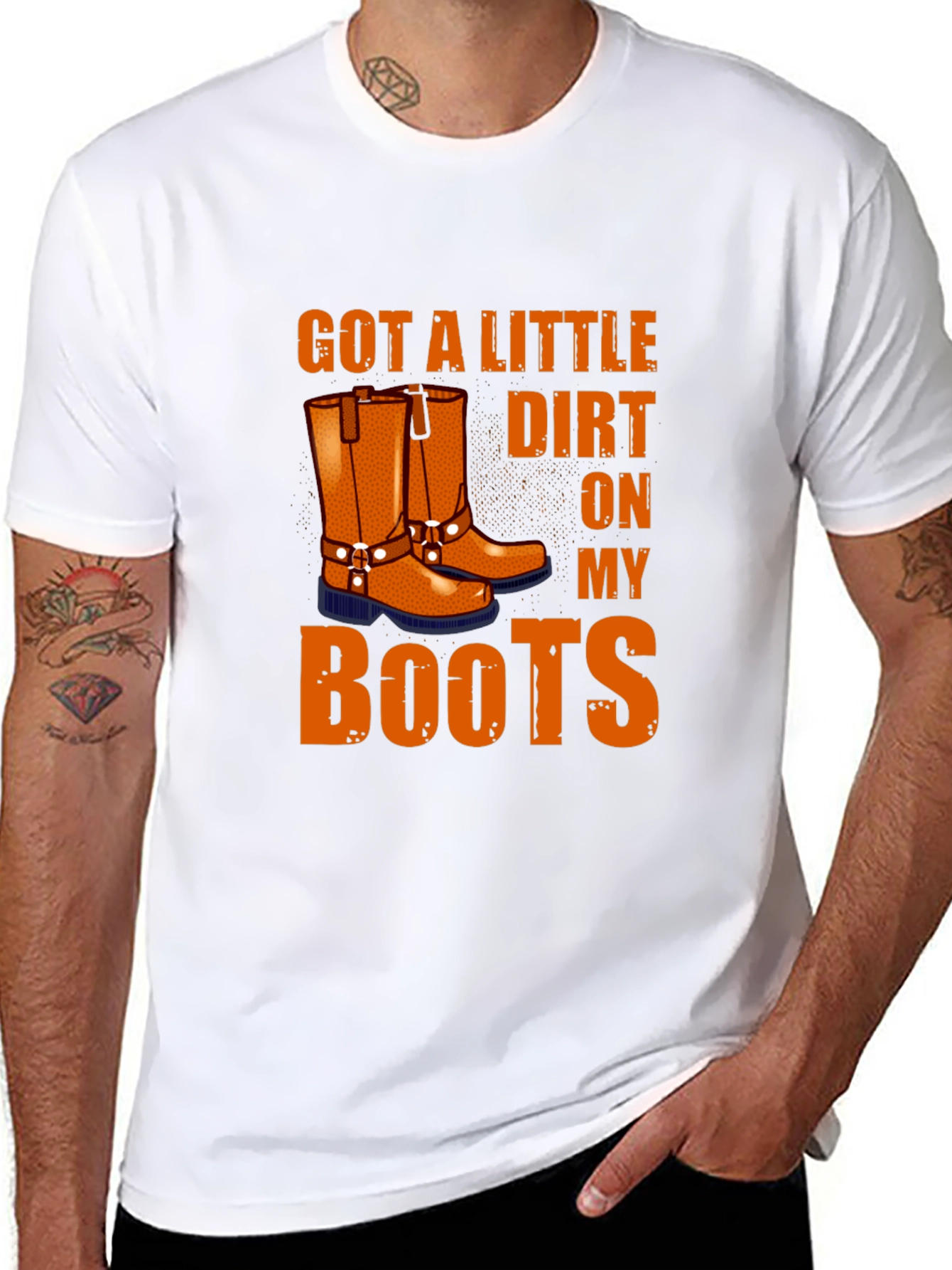 Got A Little Dirt on My Boots Graphic Tee