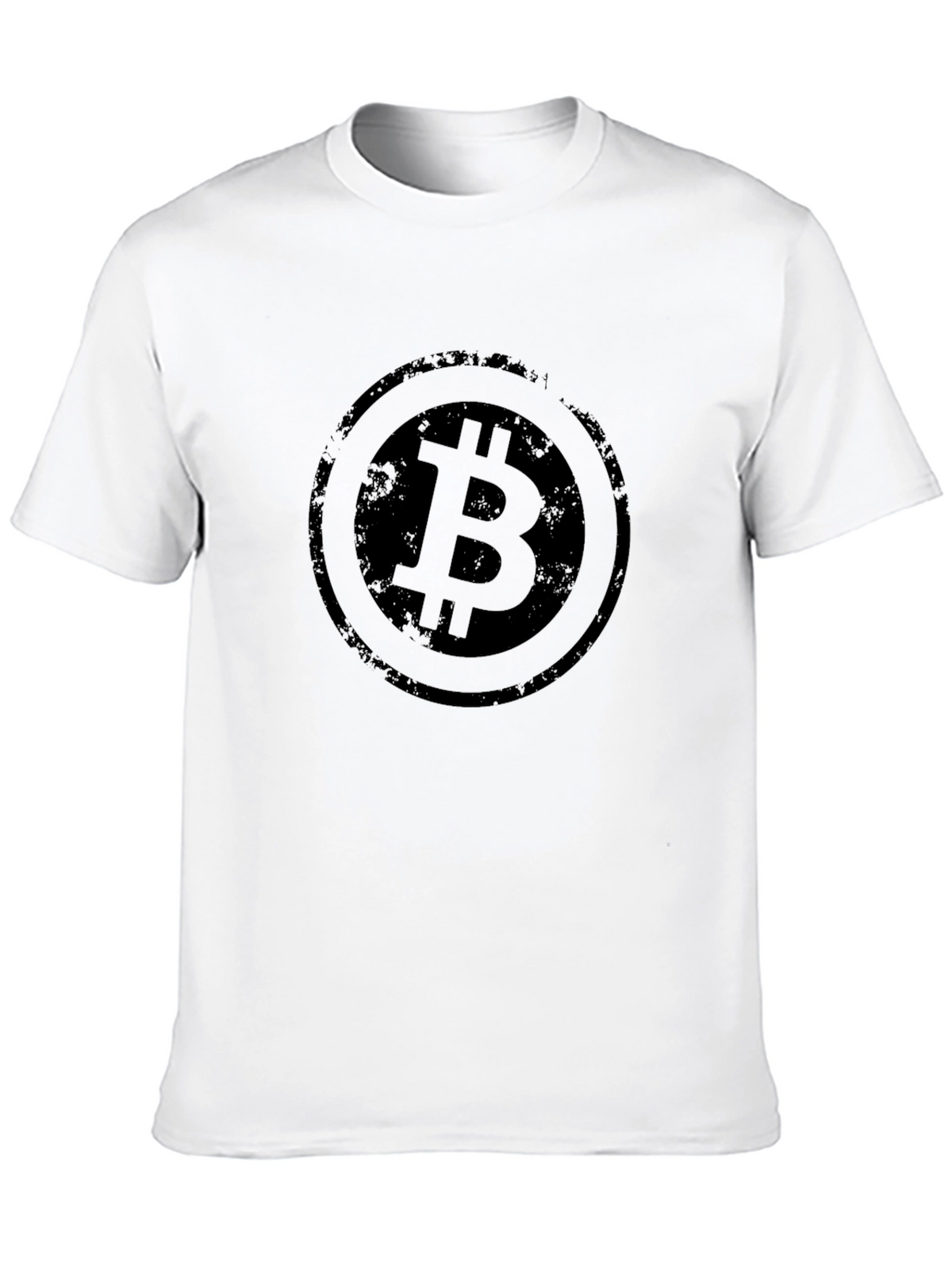 Bitcoin Logo Graphic Tee - Black