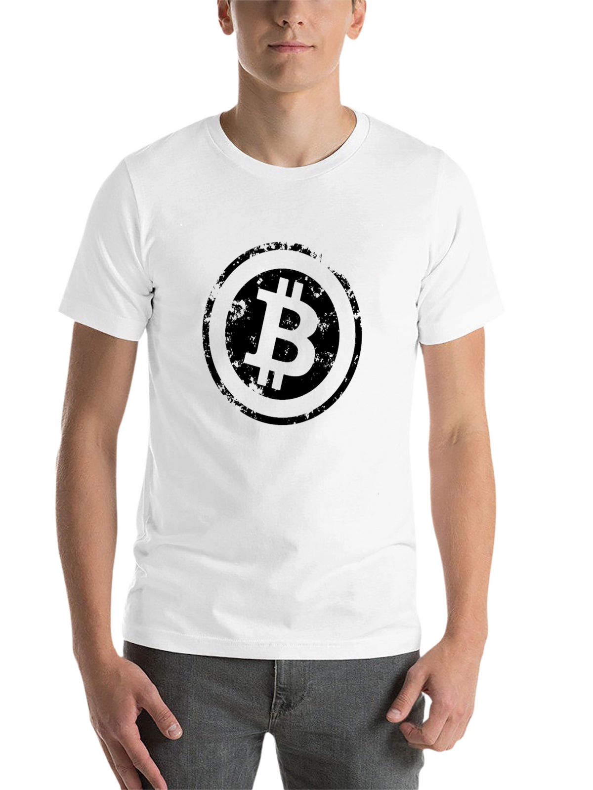 Bitcoin Logo Graphic Tee - Black