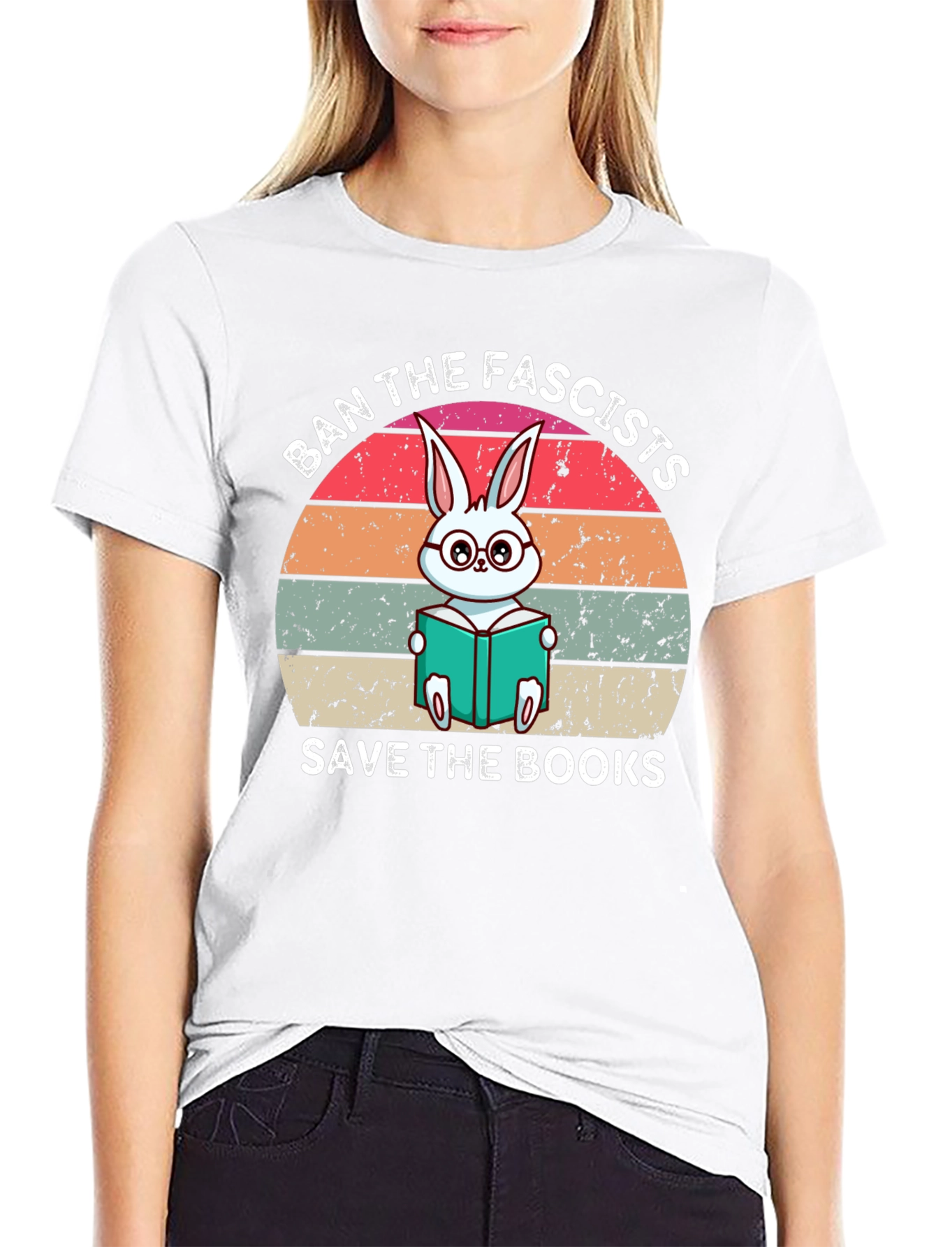 Ban Fascists Save Books T-Shirt