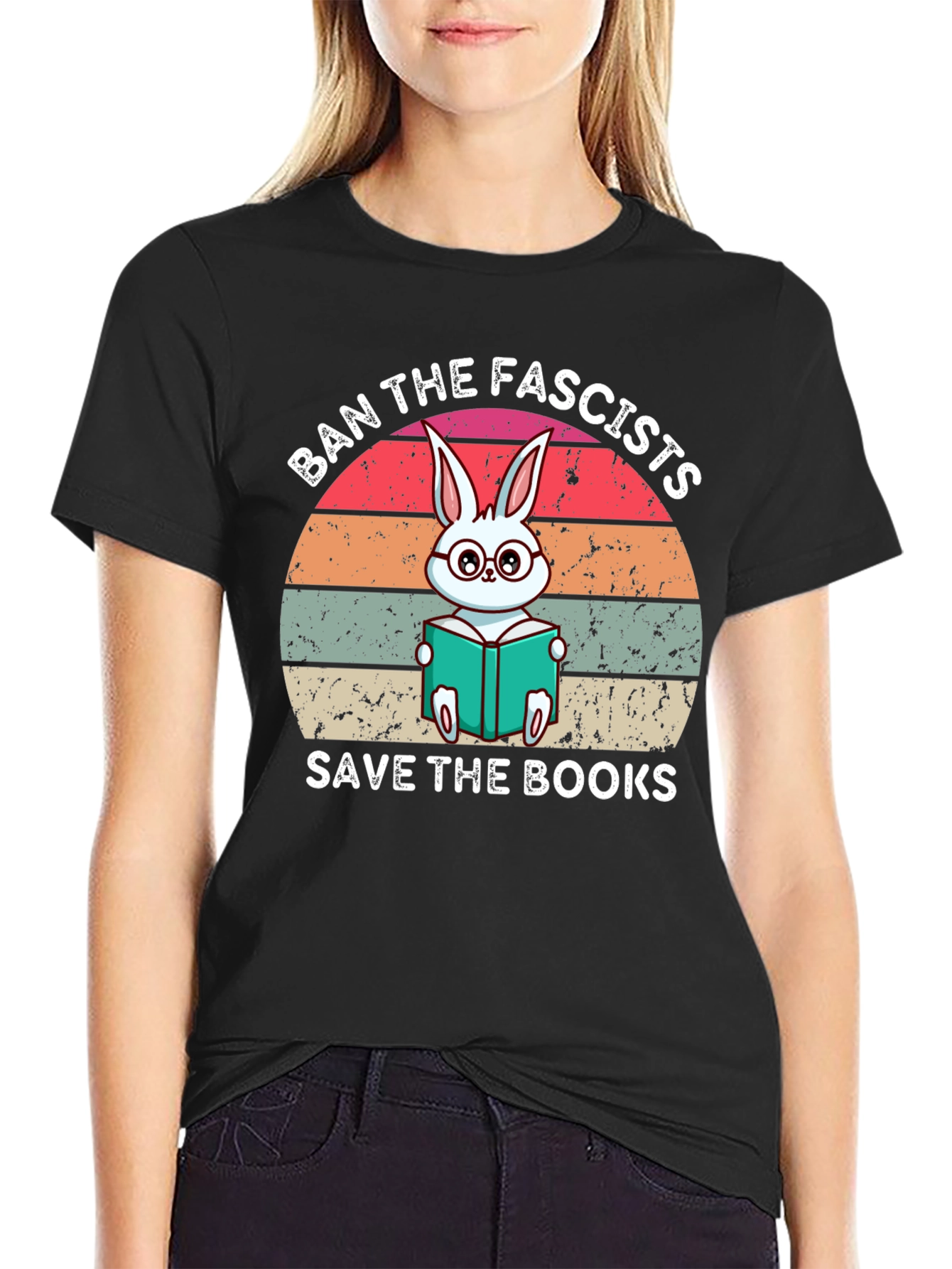 Ban Fascists Save Books T-Shirt