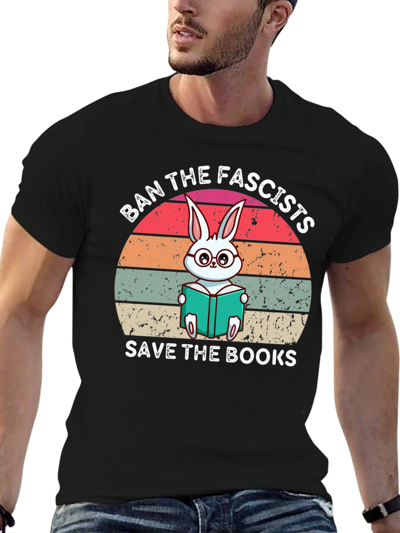 Ban Fascists Save Books T-Shirt