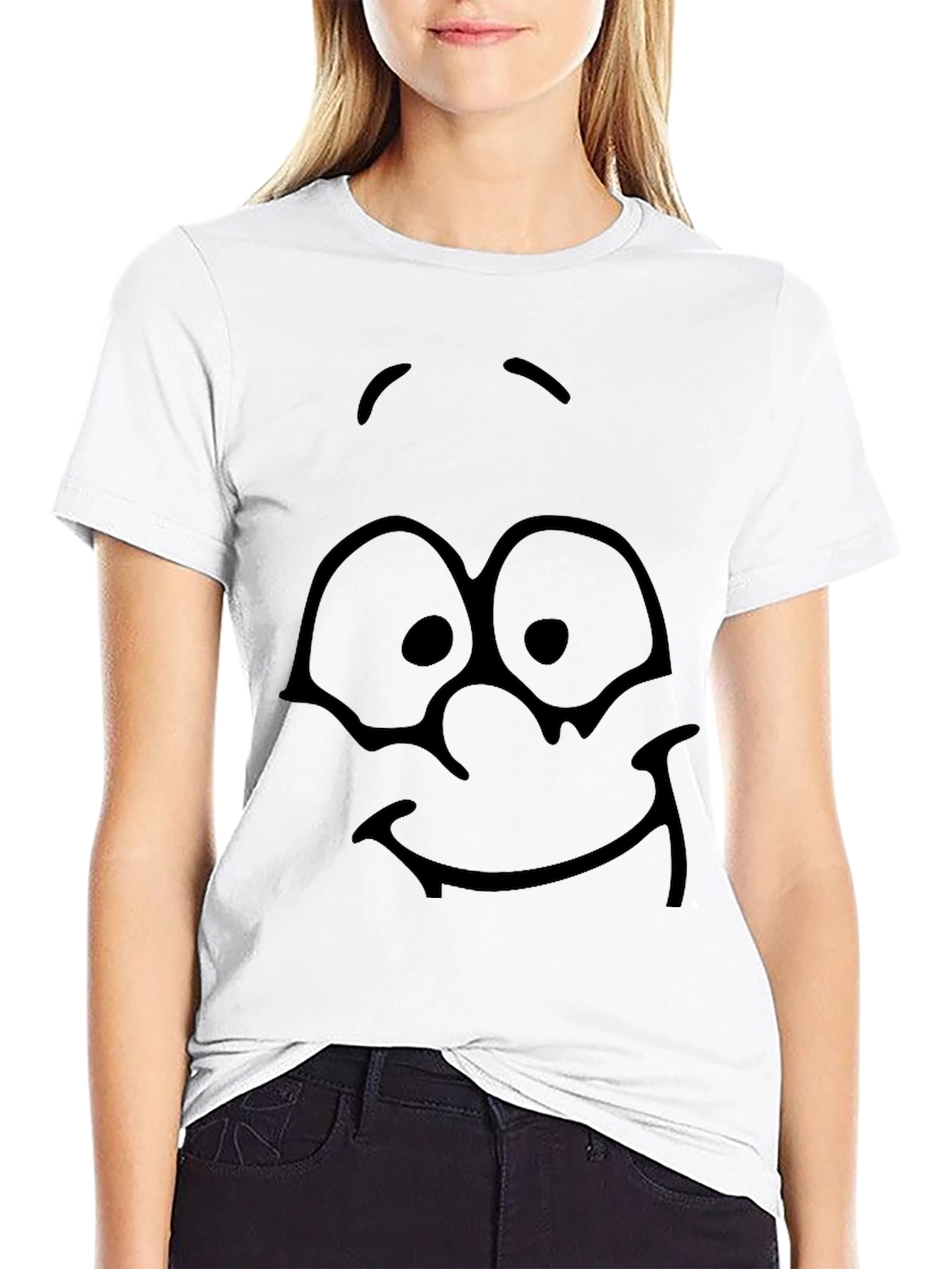 Funny Face Black T-Shirt