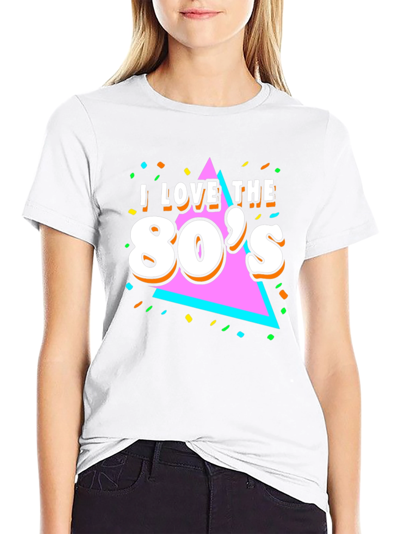 I Love The 80s Black T-Shirt