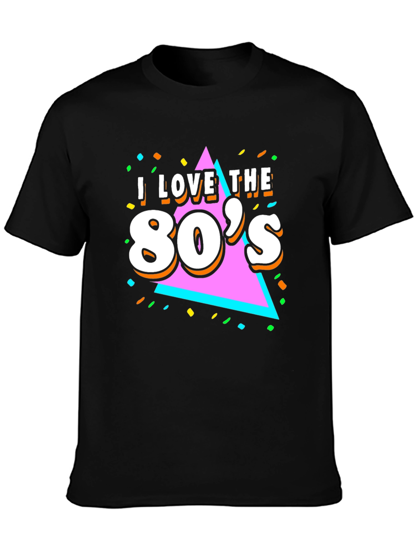 I Love The 80s Black T-Shirt