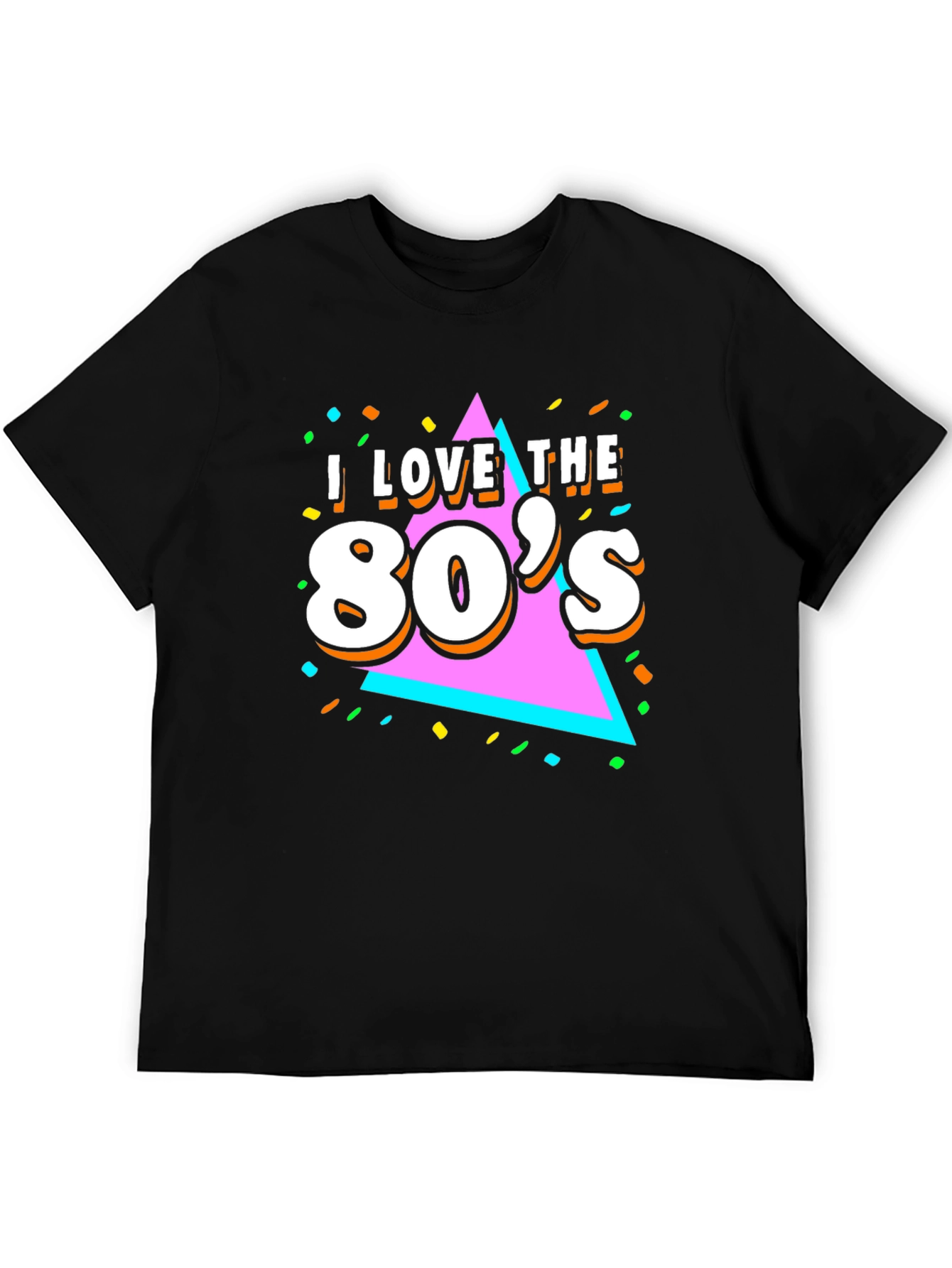 I Love The 80s Black T-Shirt