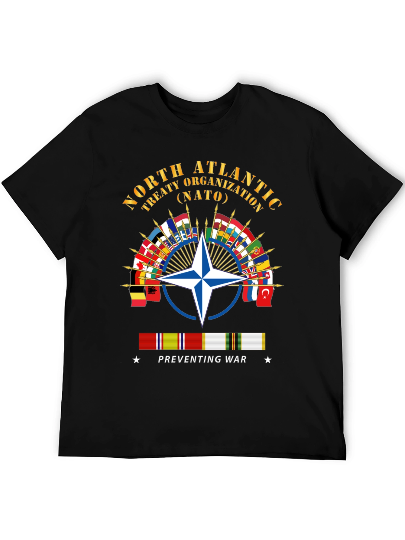 NATO Preventing War Graphic T-Shirt