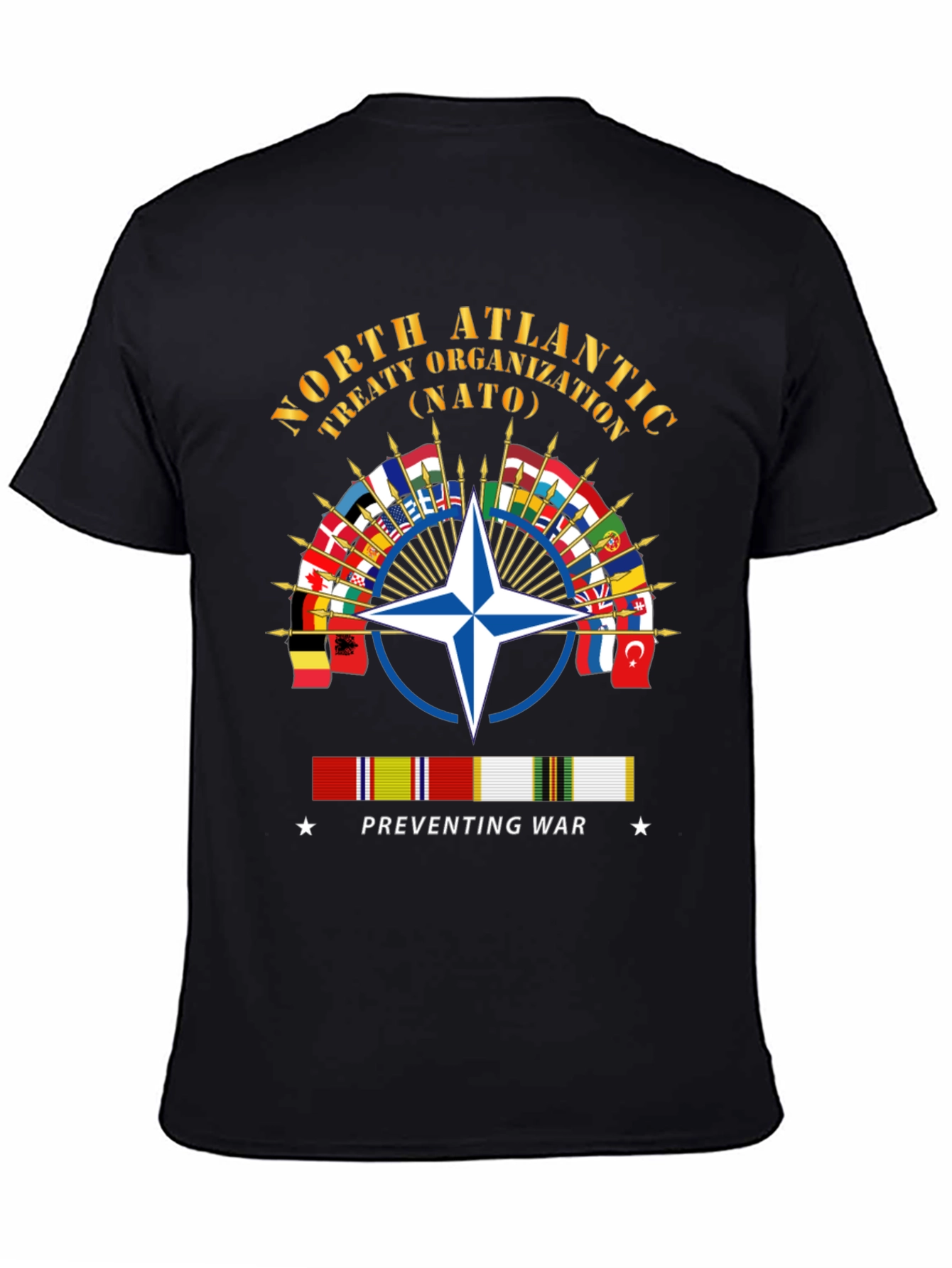NATO Preventing War Graphic T-Shirt