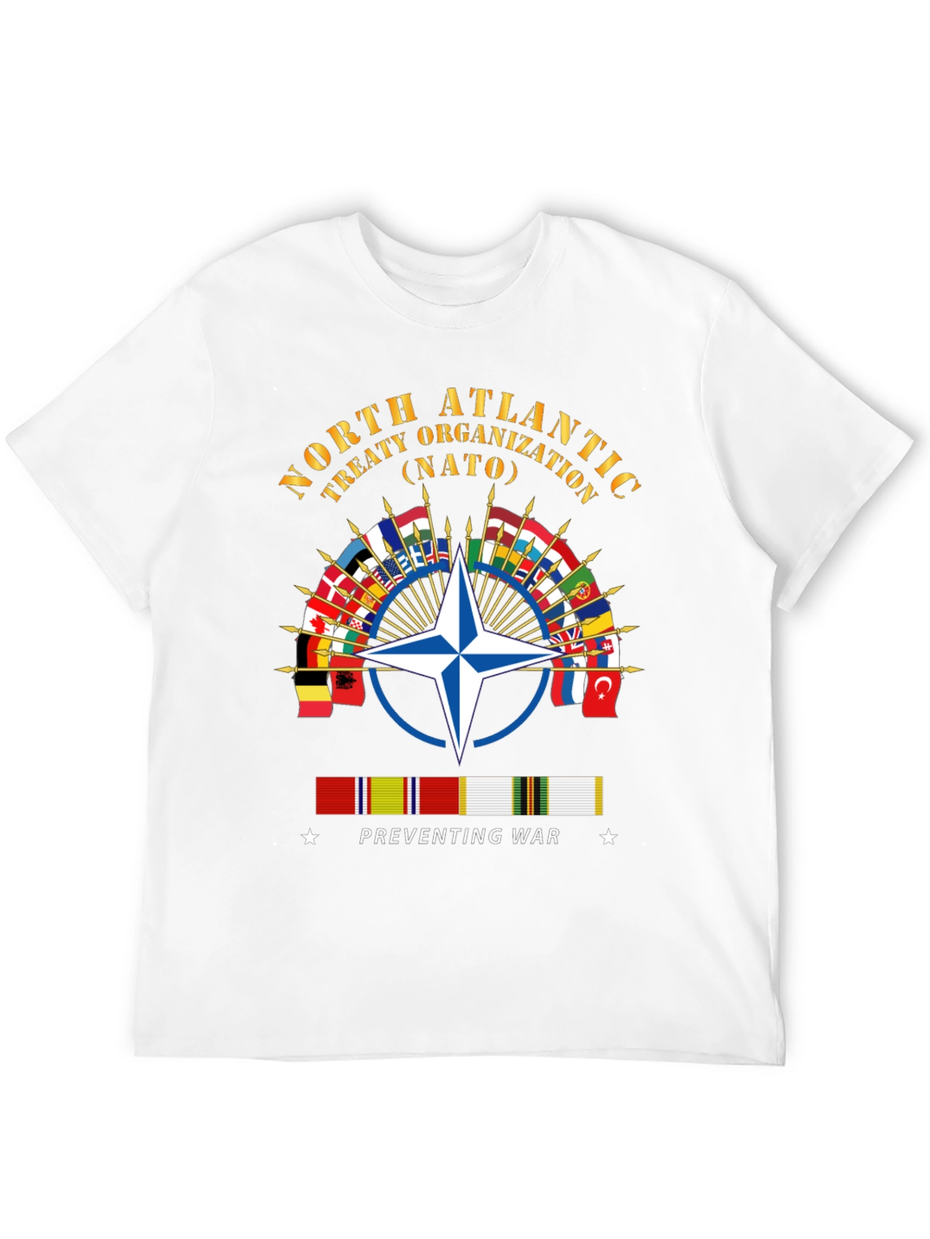 NATO Preventing War Graphic T-Shirt