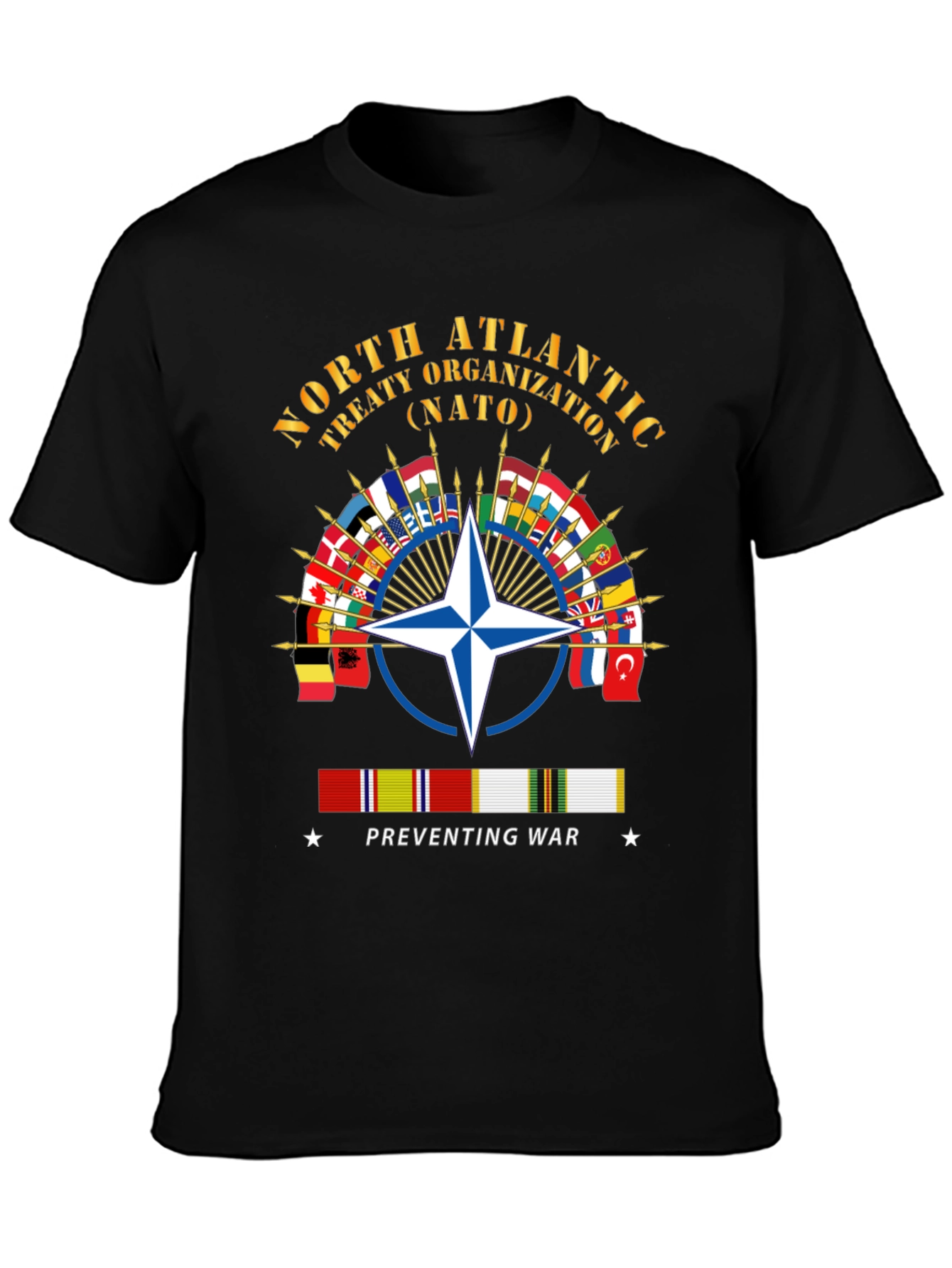 NATO Preventing War Graphic T-Shirt