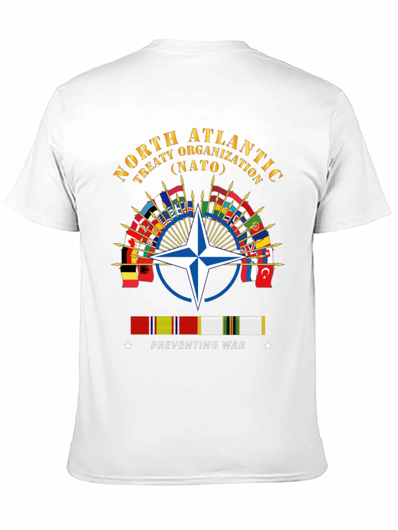 NATO Preventing War Graphic T-Shirt