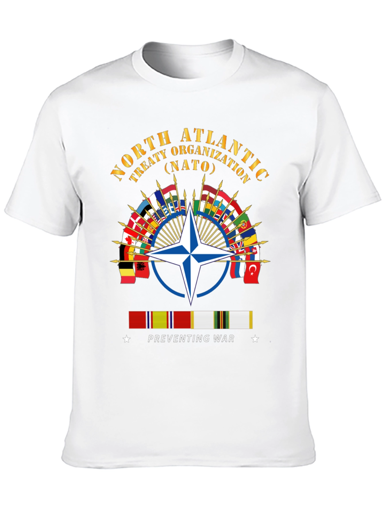 NATO Preventing War Graphic T-Shirt
