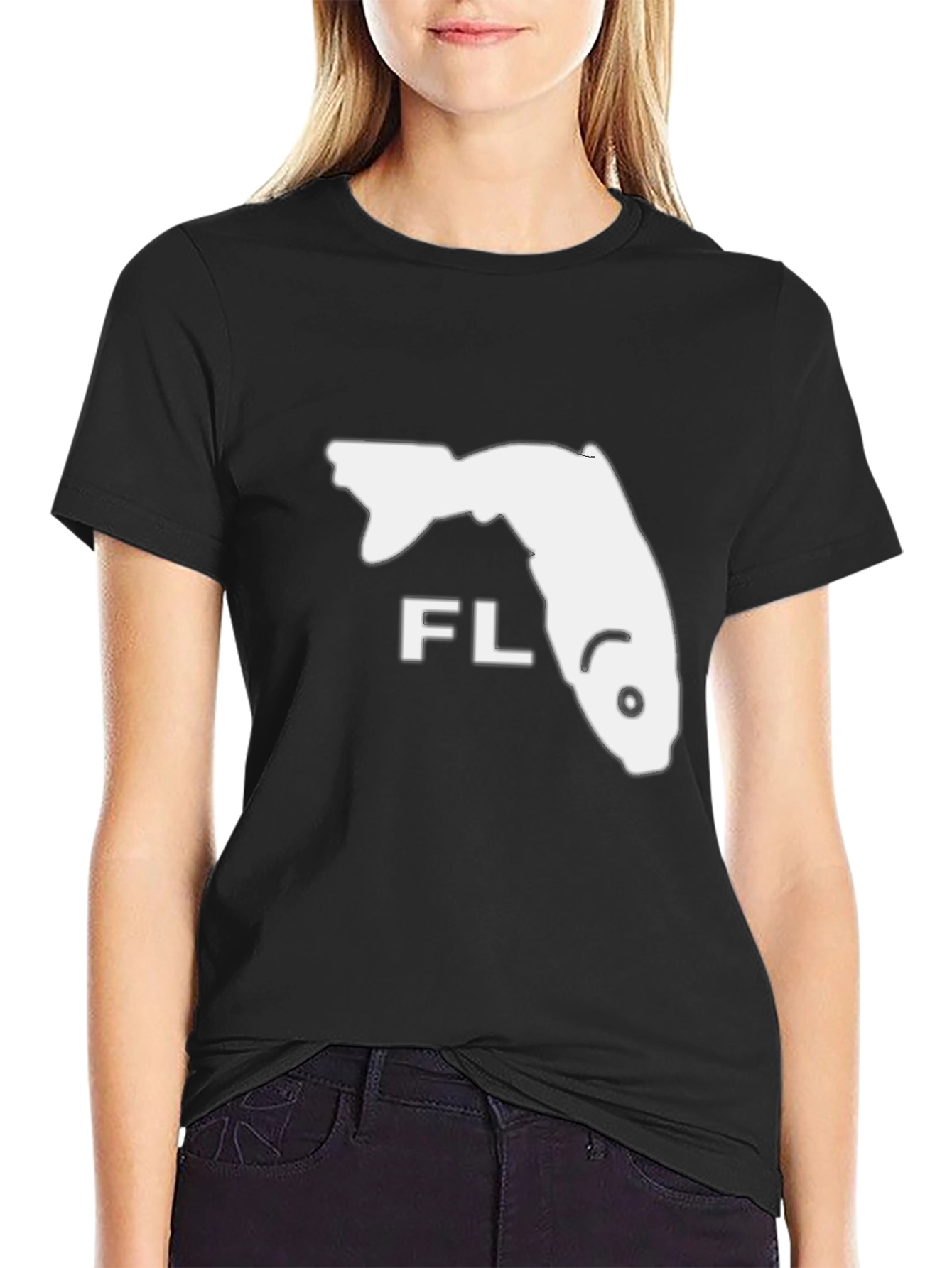 Florida Fish Graphic Tee - Black