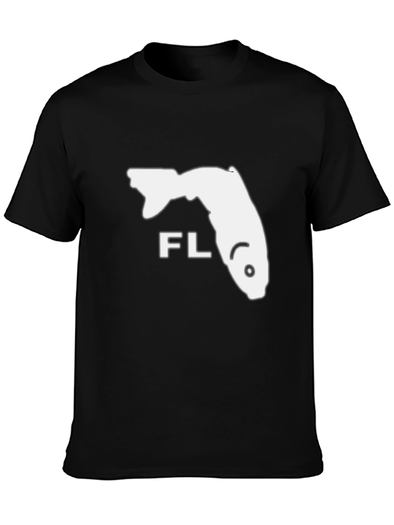 Florida Fish Graphic Tee - Black
