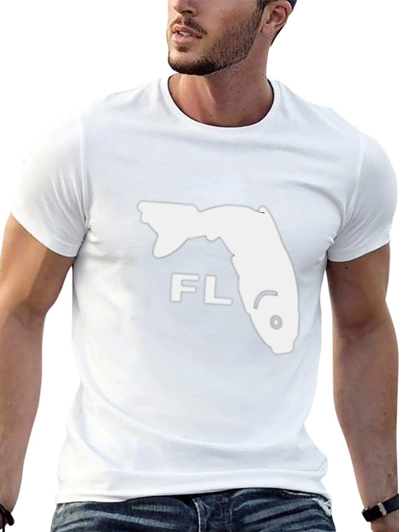Florida Fish Graphic Tee - Black
