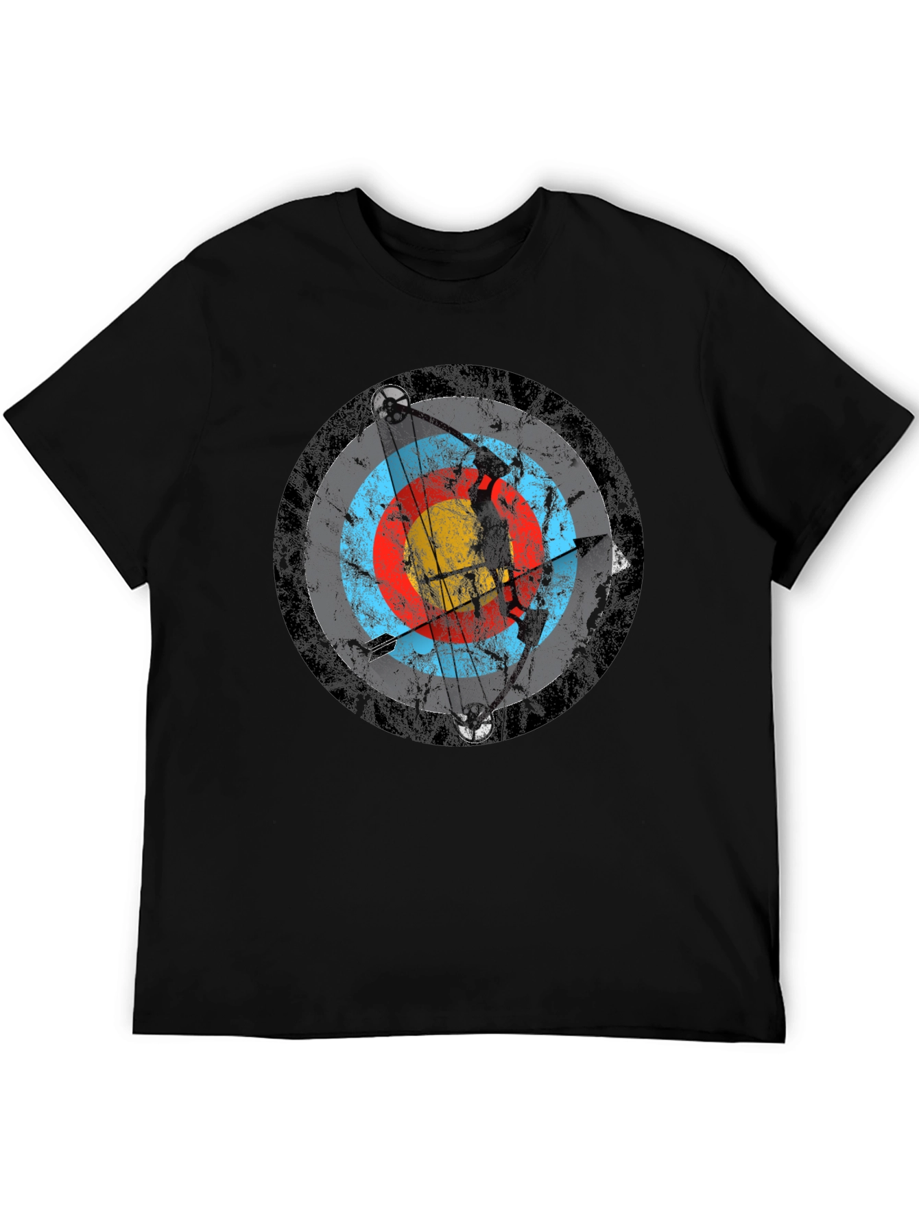 Archery Target T-Shirt - Black