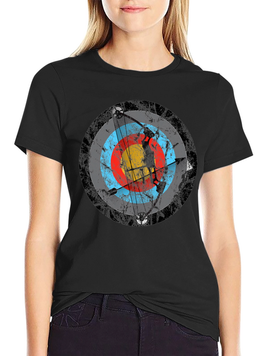 Archery Target T-Shirt - Black