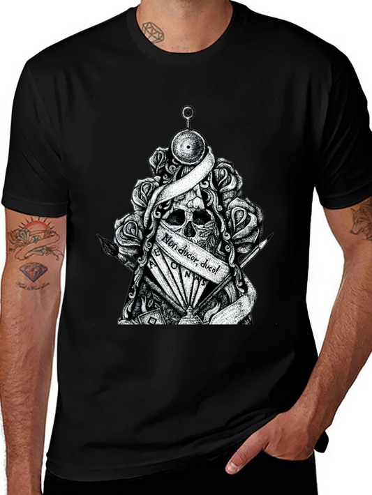 Skull & Roses Graphic Tee - Non Doctor Duco!