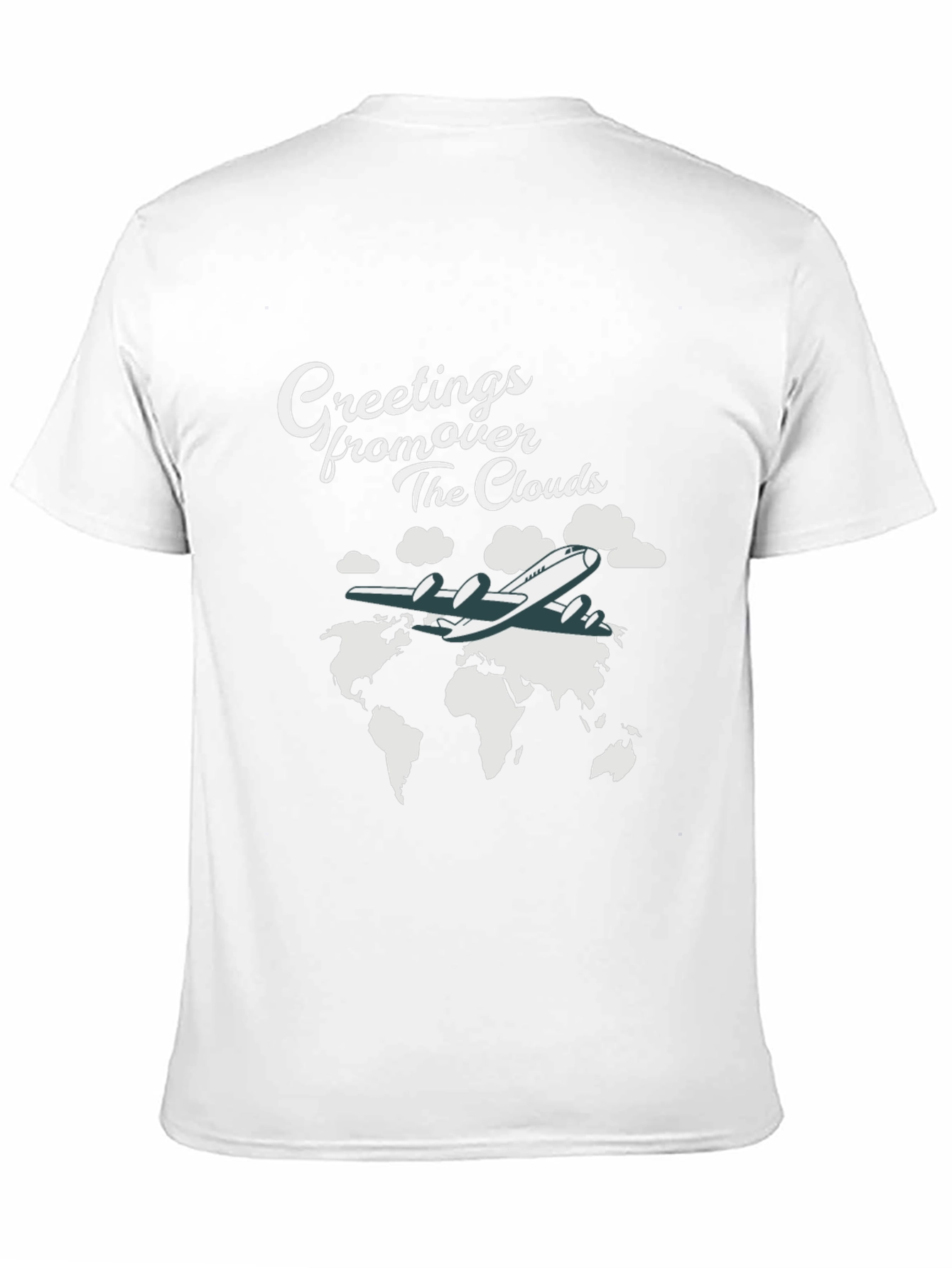 Greetings From Over The Clouds Graphic T-Shirt