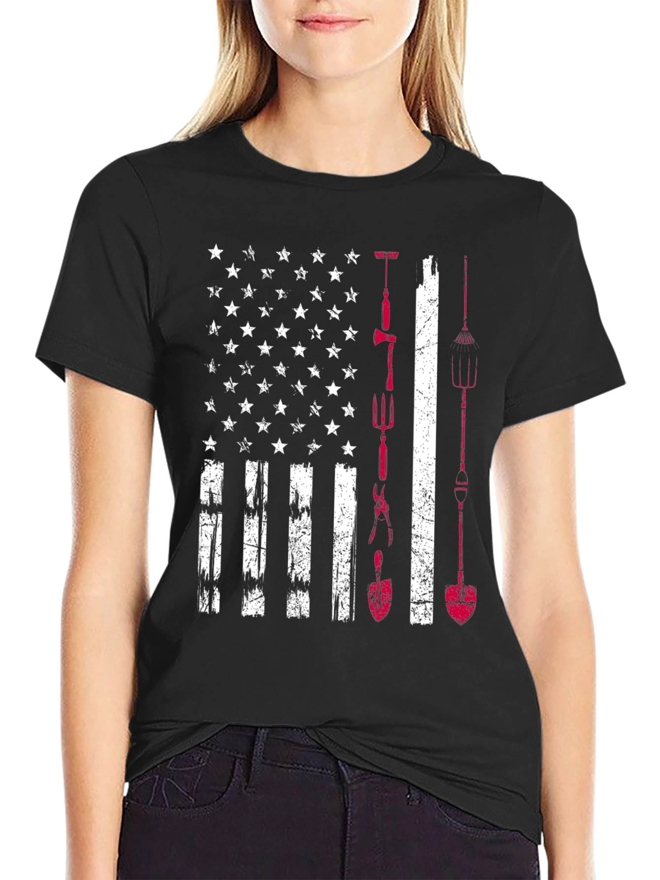 Gardener American Flag T-Shirt