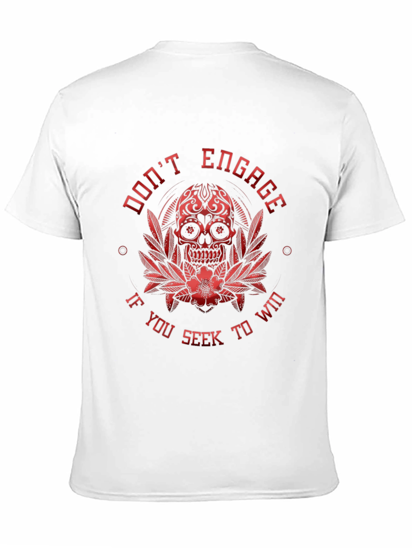 Dont Engage Skull Graphic T-Shirt