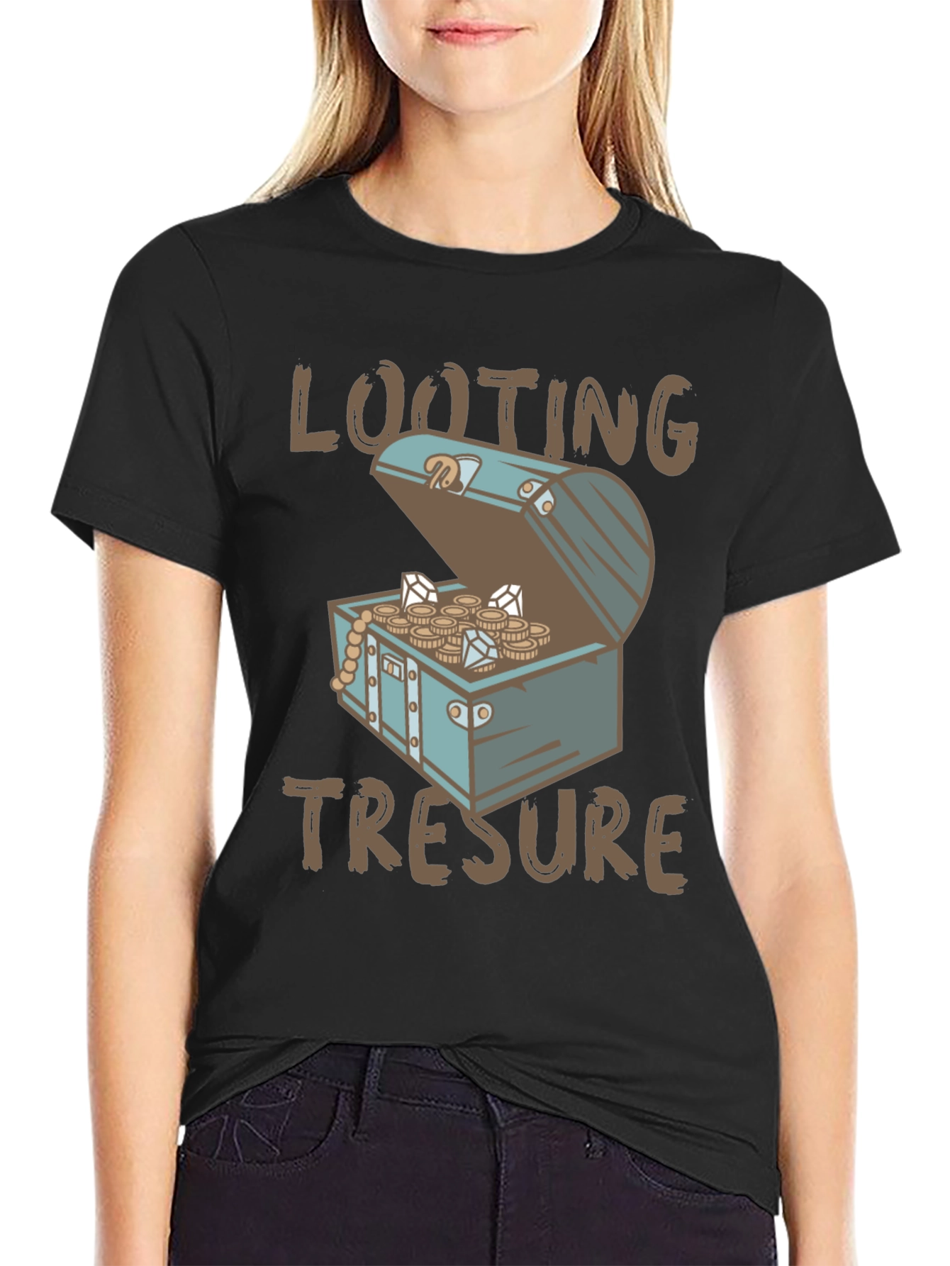 Looting Treasure Graphic T-Shirt