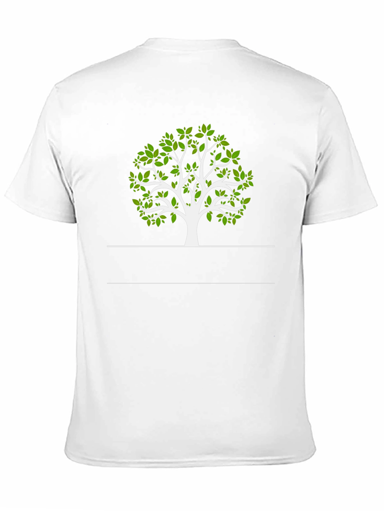 Nature Tree Graphic Black T-Shirt