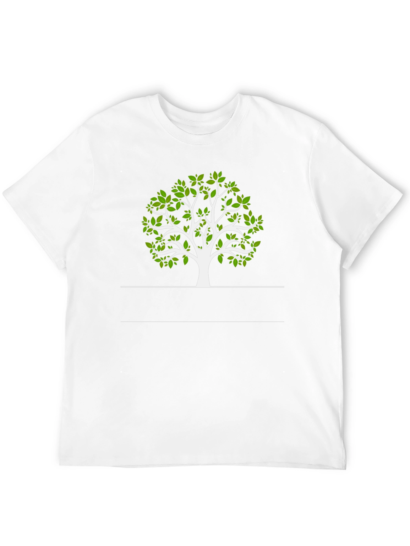 Nature Tree Graphic Black T-Shirt