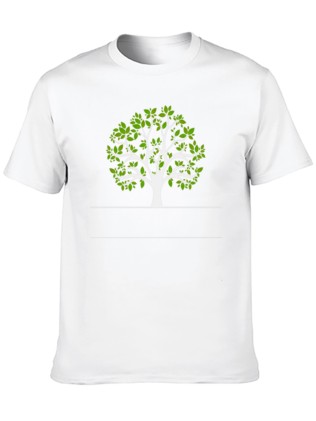 Nature Tree Graphic Black T-Shirt