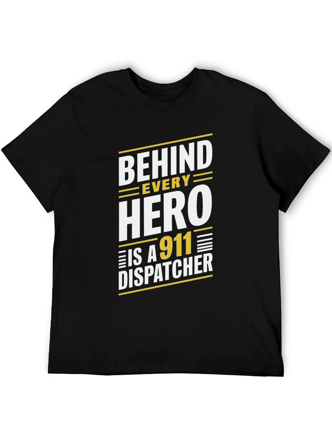 911 Dispatcher Hero T-Shirt - Black