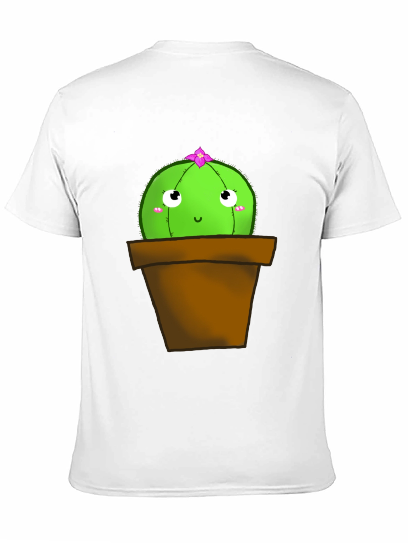 Cute Cactus T-Shirt - Potted Plant Graphic Tee