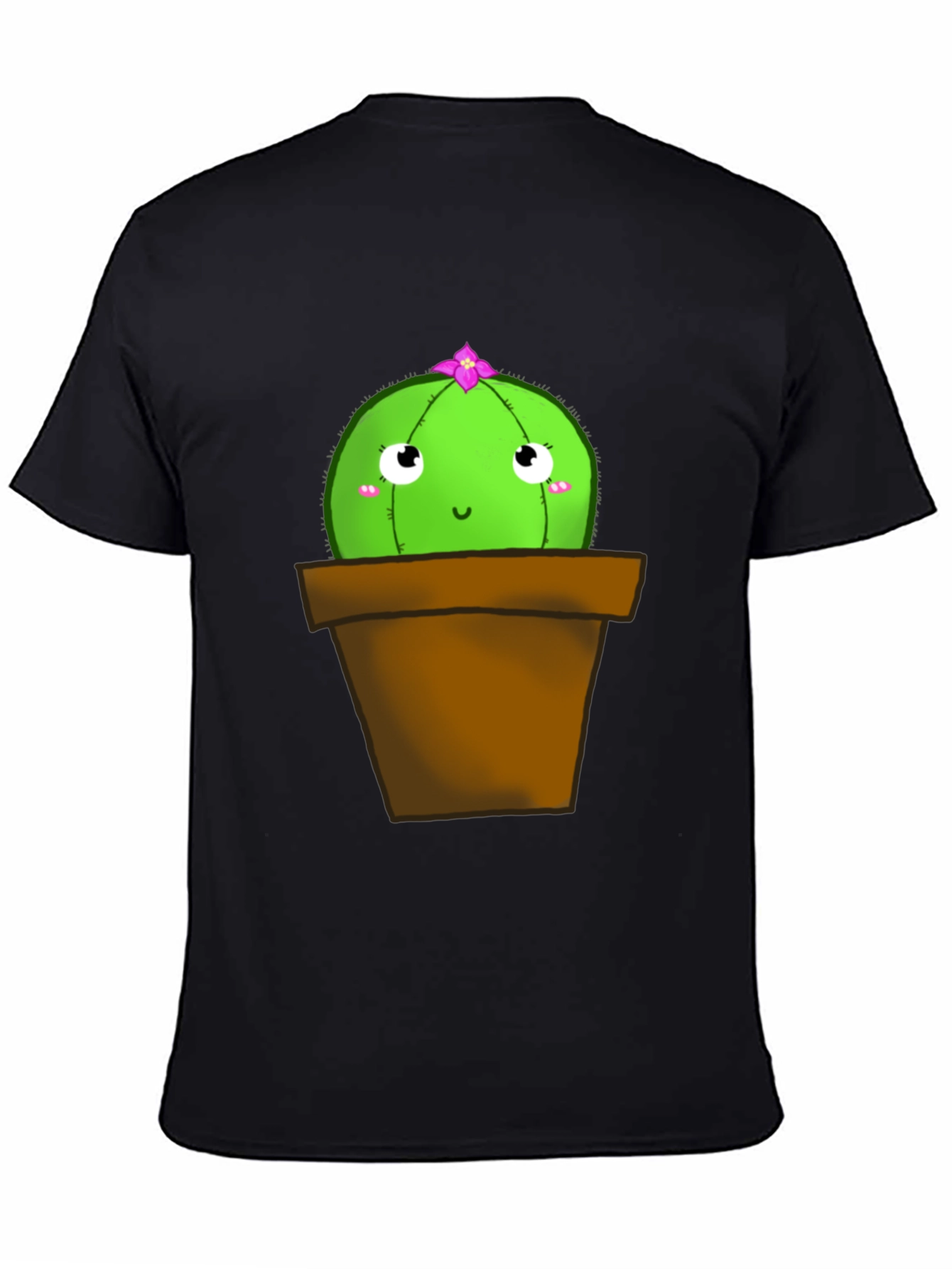 Cute Cactus T-Shirt - Potted Plant Graphic Tee