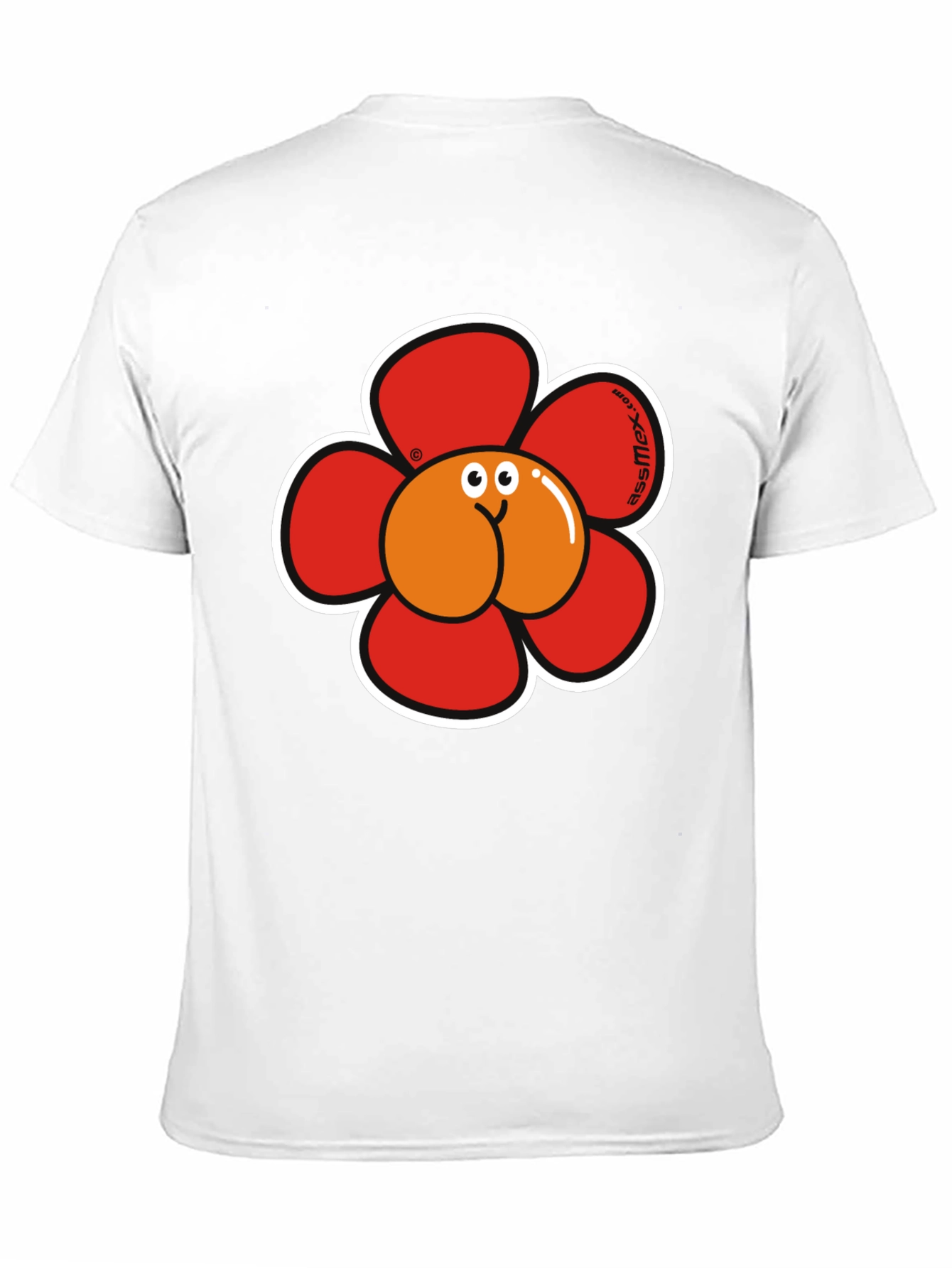 Funny Flower Butt Graphic T-Shirt