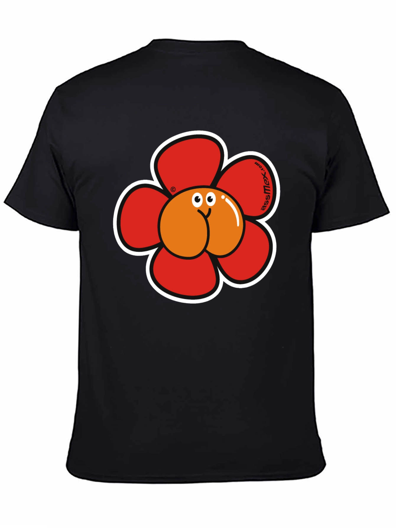 Funny Flower Butt Graphic T-Shirt