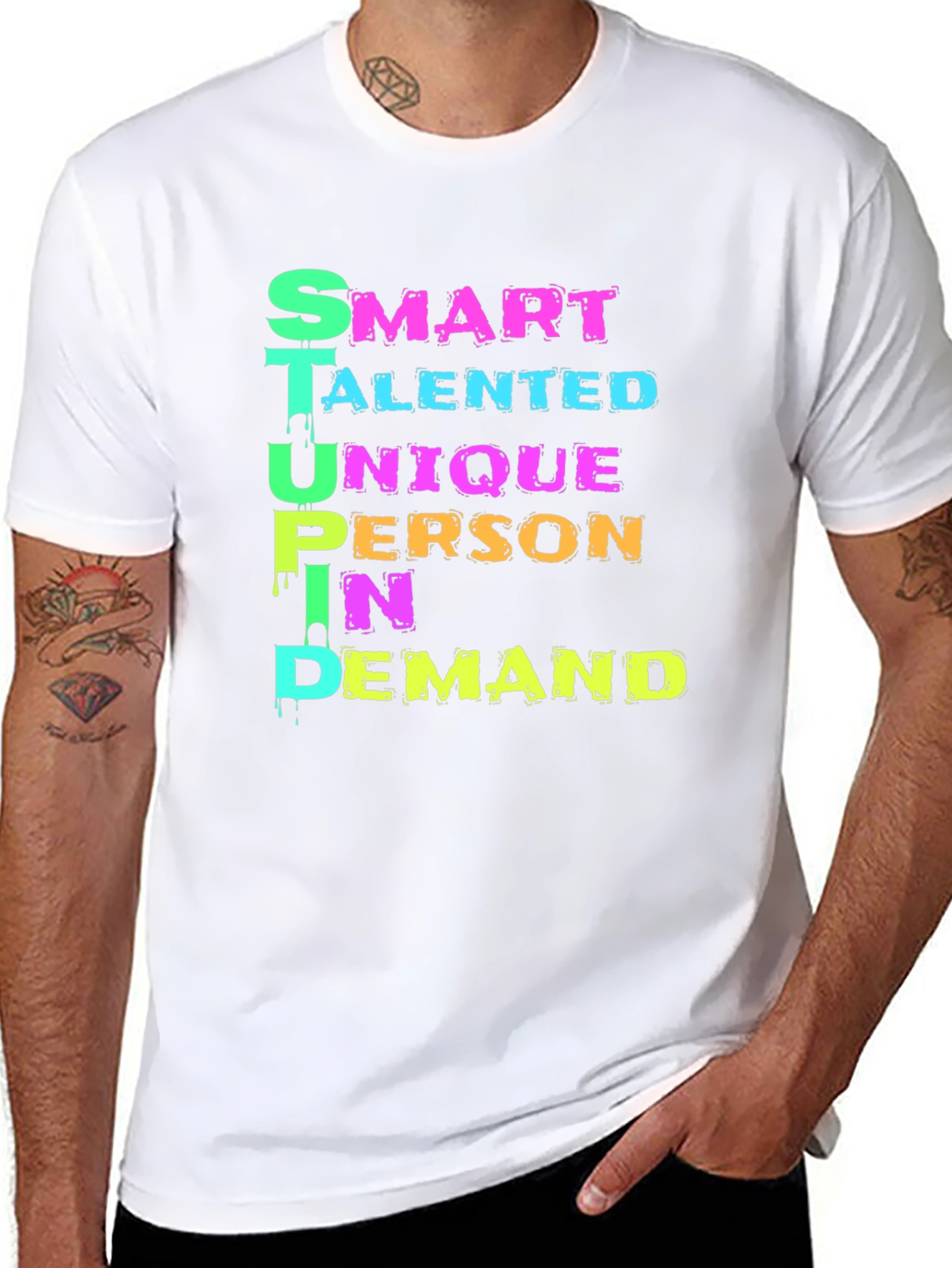 Funny S.T.U.P.I.D. Definition T-Shirt