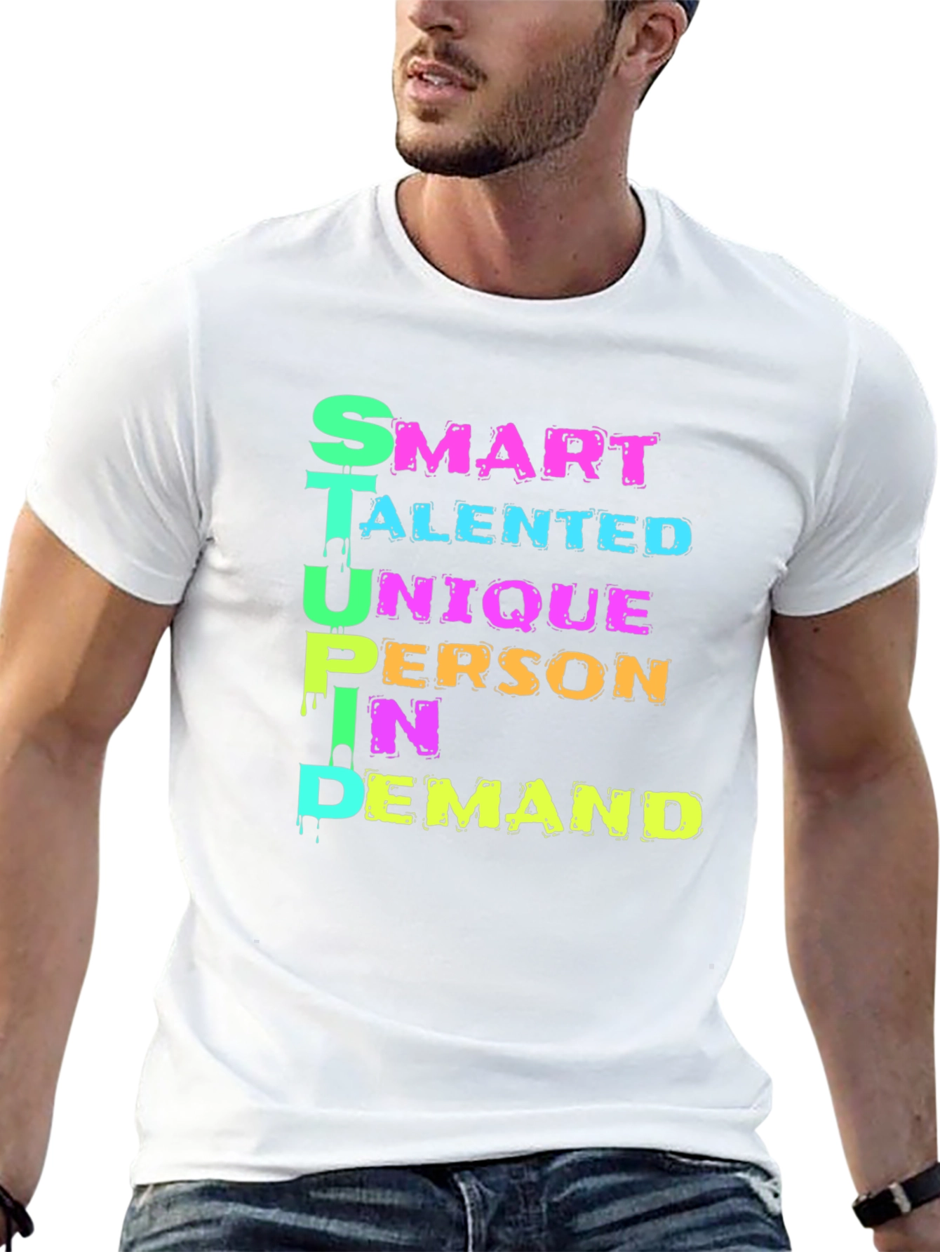Funny S.T.U.P.I.D. Definition T-Shirt