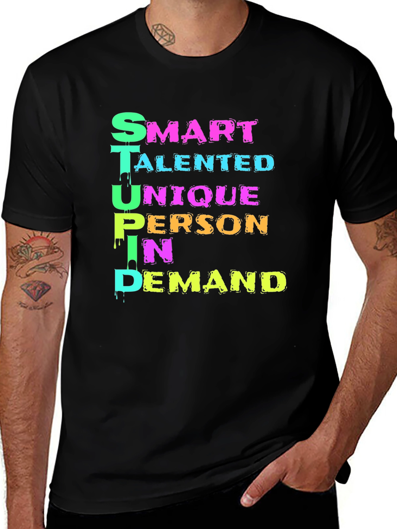 Funny S.T.U.P.I.D. Definition T-Shirt