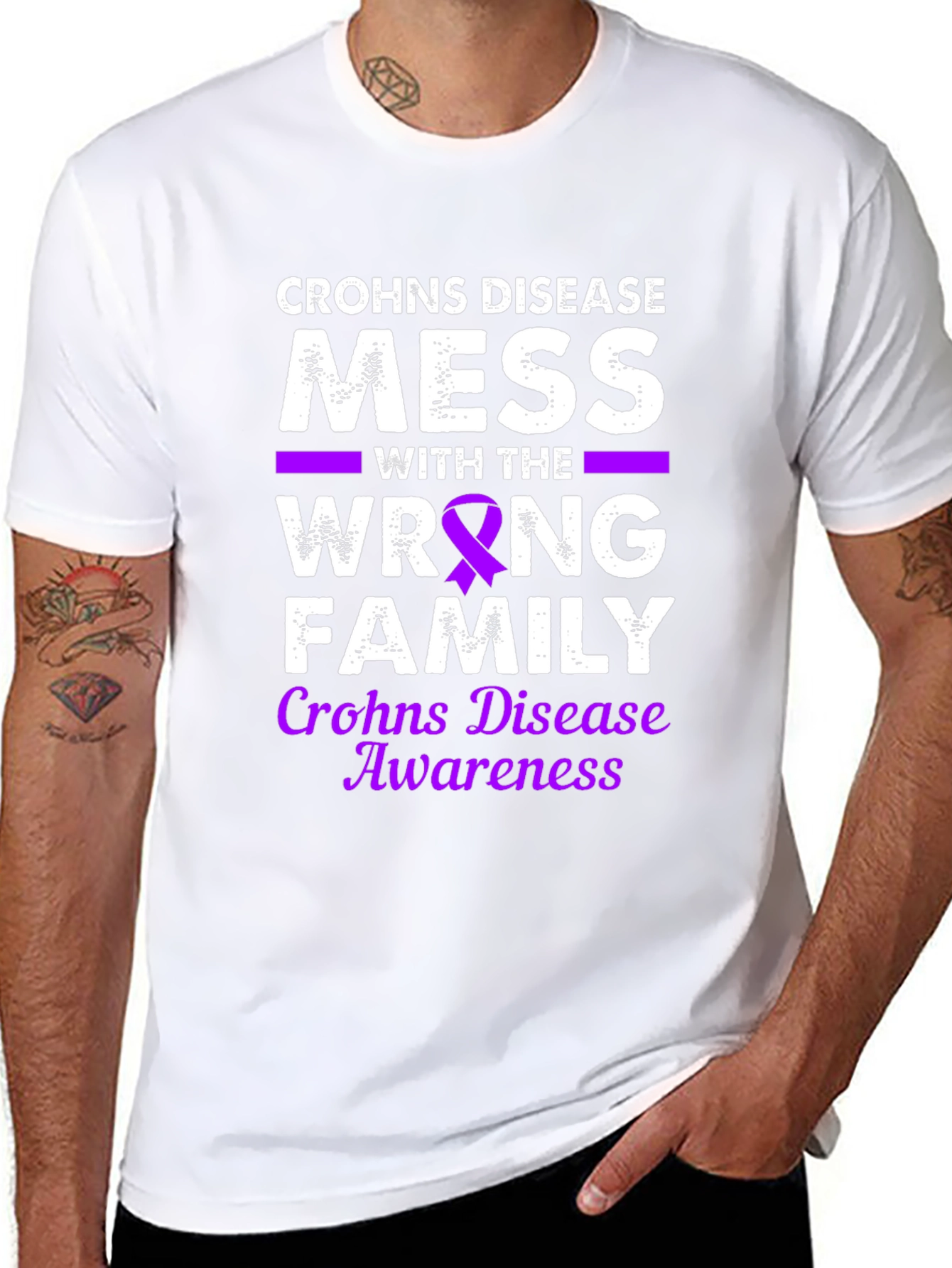 Crohns Disease Awareness Graphic Tee