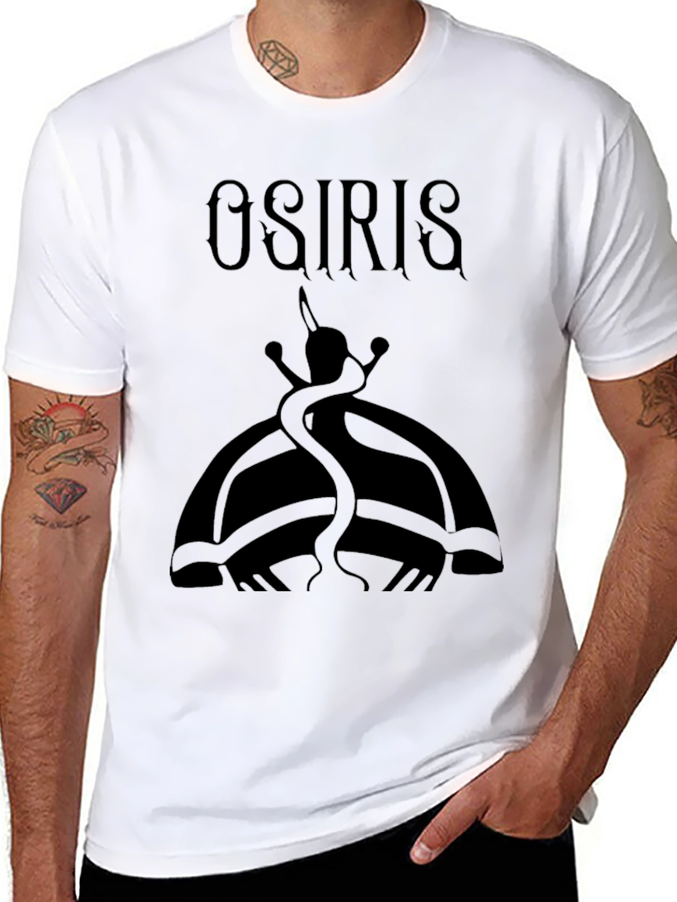 Osiris Graphic Print Black T-Shirt