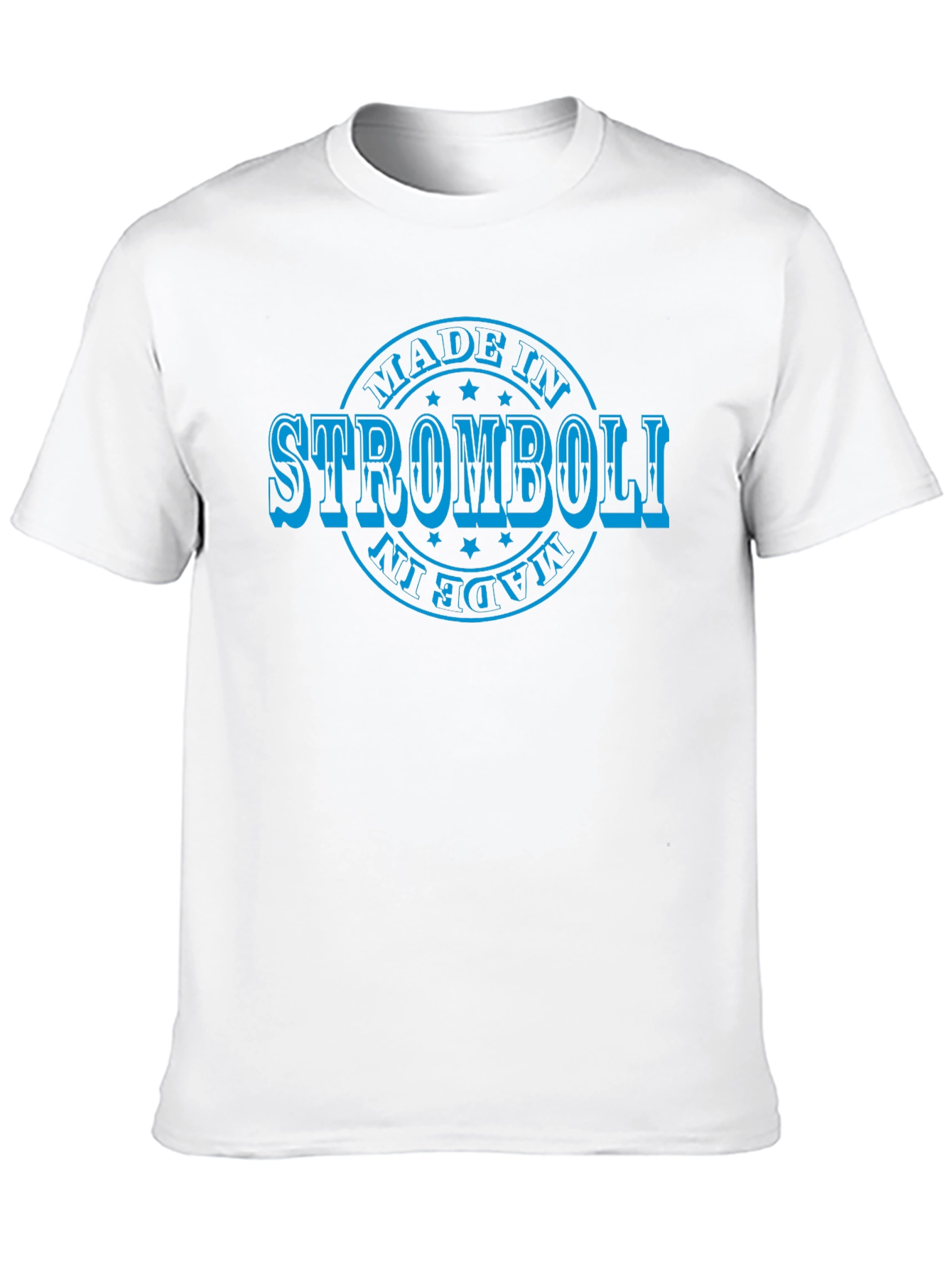 Made in Stromboli Black T-Shirt