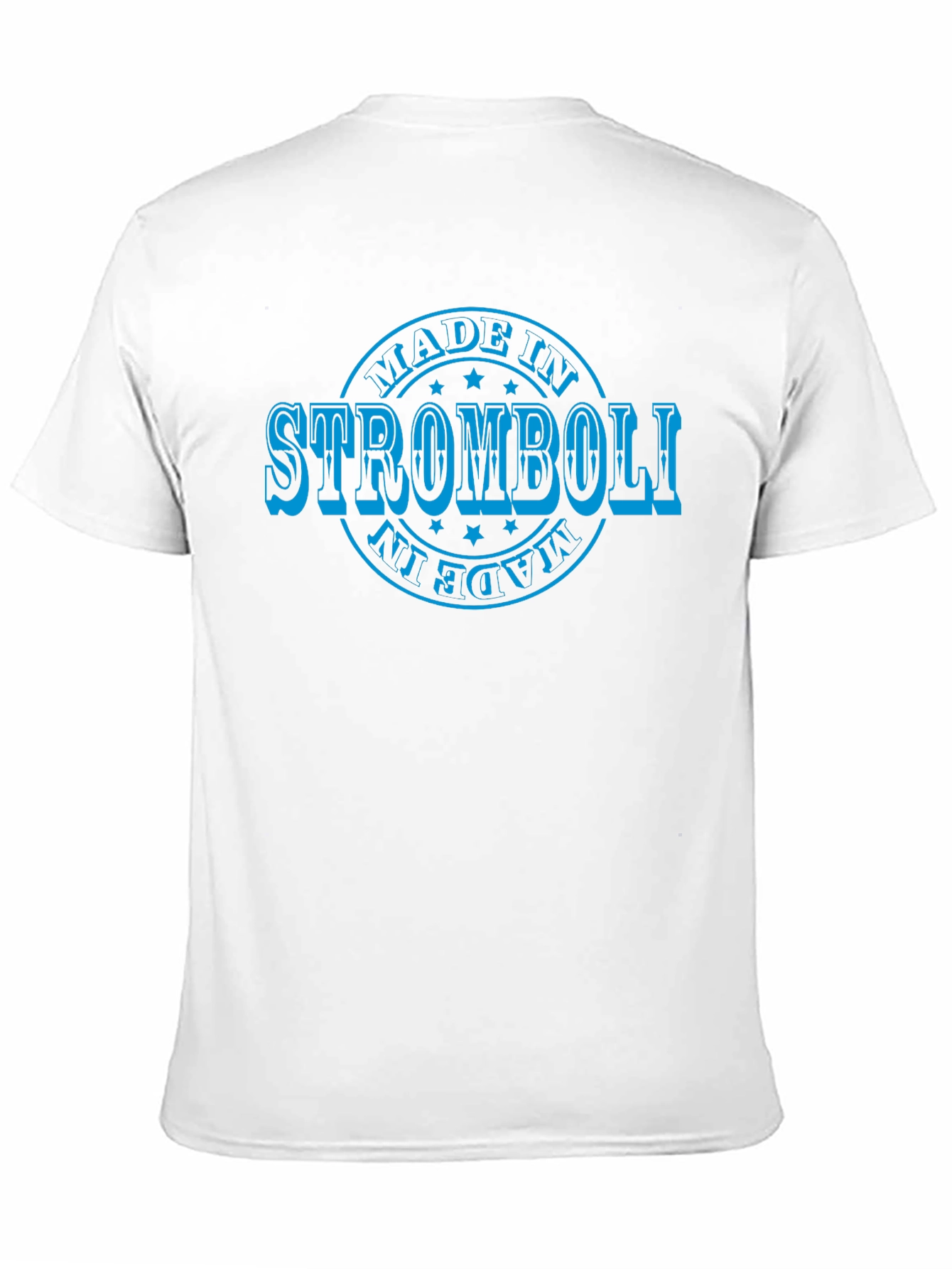 Made in Stromboli Black T-Shirt