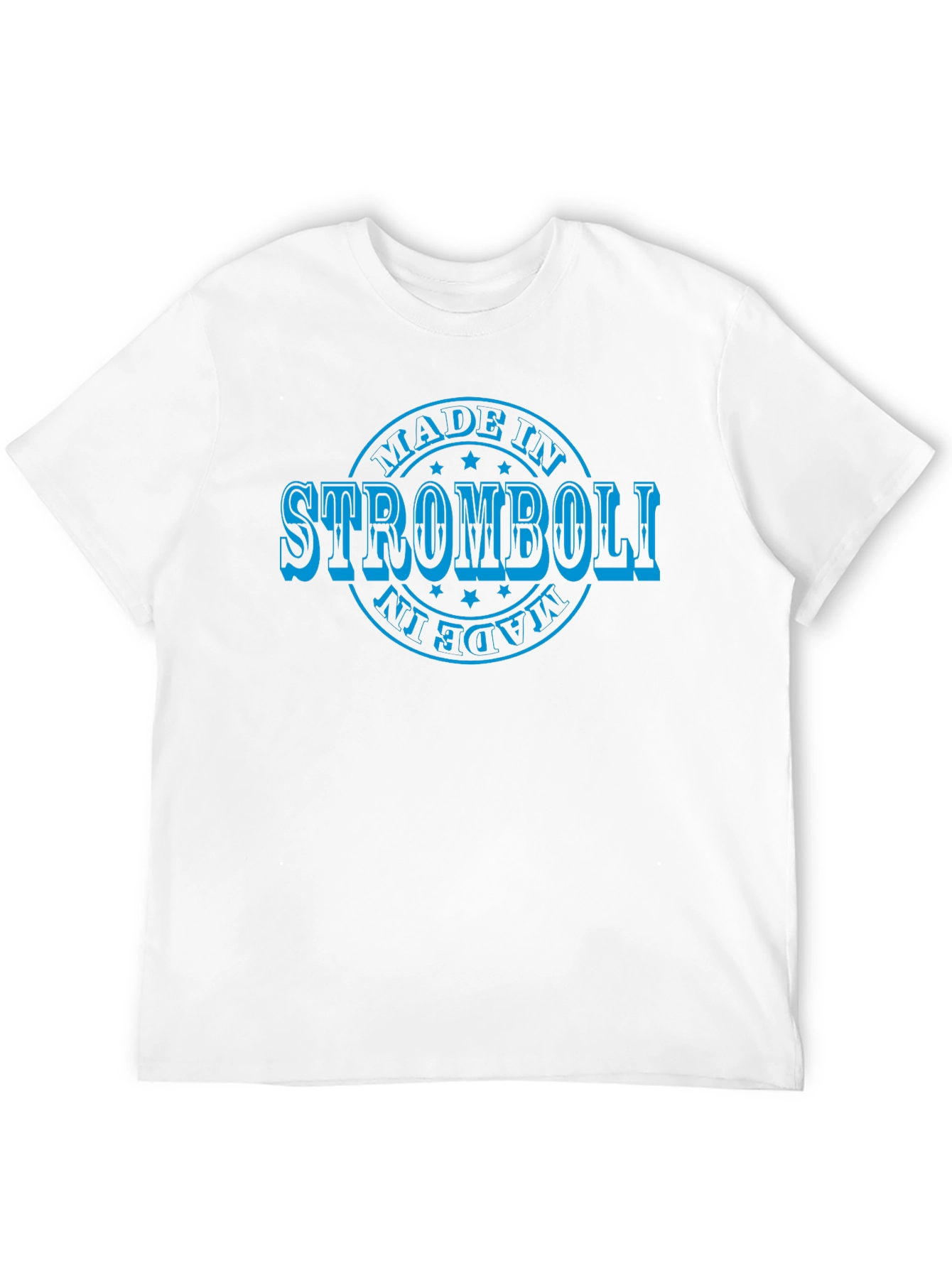Made in Stromboli Black T-Shirt
